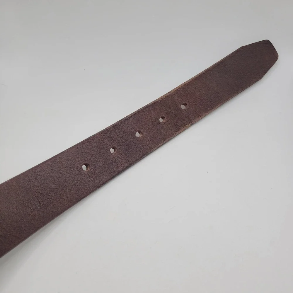 American Eagle Belt 30 Brown Leather Classic Everyday Industrial Work Rugged